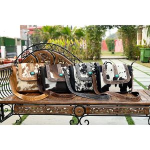 Bolso de cuero hecho a mano para niñas con correa tallada desmontable Último diseño Exportación Listo para regalos de cumpleaños - Product Image 6