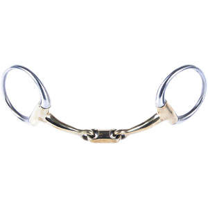 2024 dernière conception équipement équin équestre pas cher en cuir mèches d'équitation course 2024 bouche articulée Eggbutt GB bouche française - Product Image 3