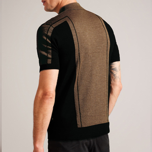 Polos, polos para hombre, nuevo diseño elegante y cómodo, nueva llegada, ropa de calle, cuello redondo, camisa de algodón 100% para hombre - Product Image 3