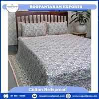 Dernière collection de draps de lit en coton 200TC imprimé floral Jaipuri, écologiques, toutes saisons, confortables, pour la décoration de la maison, avec 2 housses de coussin
