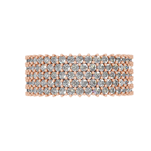 Bague de mariage hip-hop en or massif 14 carats pour homme, sertie de diamants de laboratoire certifiés IGI, pour les occasions de fête - Product Image 3