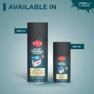 สเปรย์ป้องกันขั้วแบตเตอรี่คุณภาพส่งออก Autocosmic 500 มล. ไม่ทิ้งคราบ สำหรับทำความสะอาดการเชื่อมต่อ เพิ่มอายุการใช้งานแบตเตอรี่ - Product Image 3