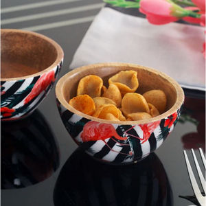 Table à manger pour la maison Bol de service en bois et travail Meena Ustensiles de cuisine Bol à mélanger les aliments Vaisselle de restaurant la plus vendue - Product Image 3