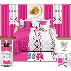 Bedding Sets With Matching Curtains Cotton Bedding Set With Match Curtains 24 Piece Quilt Bedding Set With Curtains