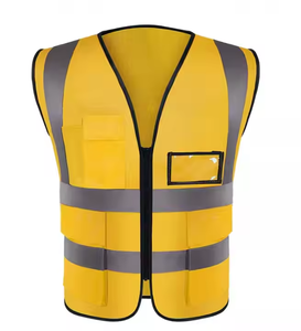 Veste de gilet de sécurité de construction pour hommes de haute qualité vente en gros personnalisée à bas prix vêtements réfléchissants avec logo personnalisé - Product Image 1