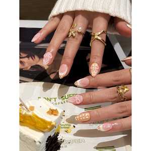 Short Almond Shaped Resin <b>Sweet</b> Ribbon - Product Image 4