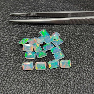 4x6mm naturel éthiopien Welo opale facettes octogone forme pierre précieuse en vrac meilleure vente couleur jouer opale du fabricant personnalisé - Product Image 2