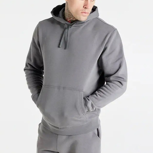 Ensemble de survêtement d'hiver unisexe sur mesure OEM, grande taille XL, en molleton épais 100 % coton, respirant et à séchage rapide - Product Image 4