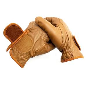 Gants d'équitation en cuir de cerf véritable sur mesure, à doigts entiers, non doublés, pour l'équitation, la moto et les sports équestres - Product Image 3