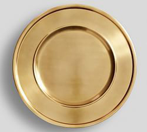 Assiette de service ronde de luxe pour la maison hôtel restaurant et vaisselle assiette de service couleur or assiette de service en métal de taille personnalisée - Product Image 2