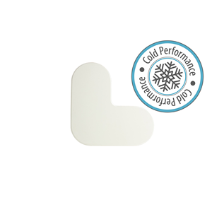 Adesivi Riflettenti Promozionali - Angoli a L Bianchi Autoadesivi CP a Lunga Durata per Marcatura Pavimenti, 90mm, Confezione da 50 - Product Image 2