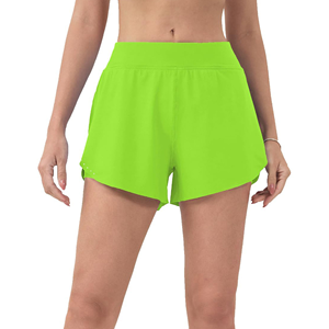 Shorts amples à taille haute pour femmes, respirants et à séchage rapide, fabriqués en mélange de coton léger, conçus pour un look décontracté et confortable au quotidien - Product Image 5