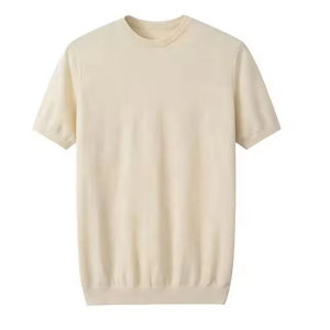 Camiseta de Hombre de Algodón Grueso 100%, Estilo Urbano Personalizado, Alta Calidad, 240 GSM, Sin Cordones, Hecha en Pakistán - Product Image 1