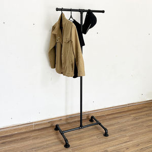 GQA68032 Double-Tiered Steel Clothes Rack <b>Standing</b> Type Clothing Organizer for Wardrobe & Kitchen for Bags & Shoes - Product Image 5