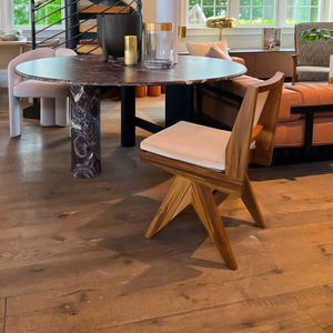 Chaises d'appoint en teck Pierre Jeaneret Couleur naturelle-Mobilier en bois de teck - Product Image 2