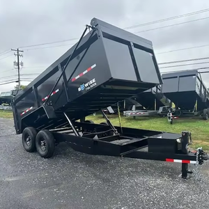 Remolque Volquete 5x10 de Alta Resistencia y Calidad Superior a Precio de Fábrica para Uso Agrícola, Sistema Hidráulico Duradero, Componente de Engranaje para Remolque de Tractor - Product Image 1