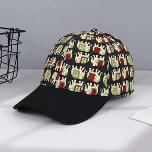 Gorra de béisbol de estilo callejero de tela de panel 5/6 personalizada al por mayor, moda informal, ropa de calle, estilo clásico, sombrero estampado por sublimación - Product Image 3