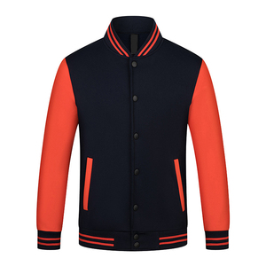 2025 vente chaude Style personnalisé polaire hiver vestes Baseball Bomber cuir Varsity vestes pour hommes Street Wear veste pour hommes - Product Image 4
