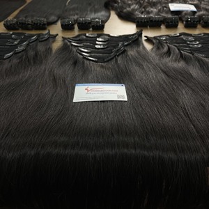 Nouveau Style de Haute Qualité Clip in Thanh An Hair Extensions de Cheveux Humains Extensions de Cheveux Raides - Product Image 5