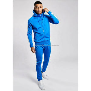 Survêtements deux pièces ajustés pour hommes, fabrication sur mesure, impression personnalisée, couture unique et style innovant, survêtements tendance - Product Image 5