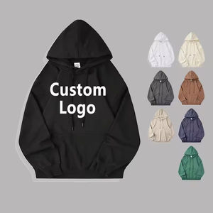 Sudadera con Capucha Personalizada Bordada, Sudadera Gruesa de Forro Polar, Sudadera Extra Grande con Estampado Personalizado, Sudadera con Capucha y Logotipo para Hombre - Product Image 1