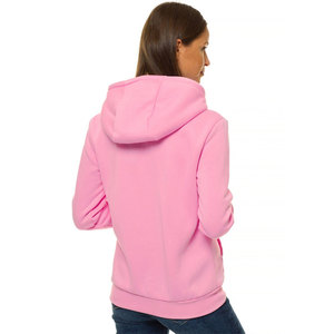 Sweats à capuche pour femmes 100% sweats à capuche en molleton de coton tenue décontracté fermeture éclair unie sweats à capuche respirants pour femmes 2025 - Product Image 3