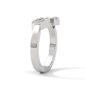 Bague en argent 925 de qualité supérieure avec diamants étincelants de laboratoire-Bijoux élégants et durables - Product Image 4