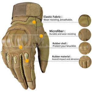 Gants tactiques haute performance, design personnalisé, gants de sécurité respirants et protecteurs - Product Image 4