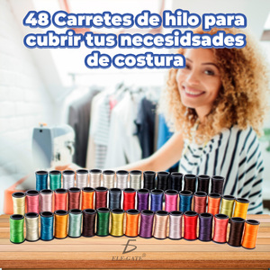 Set da Cucito Portatile da 172 Pezzi per Lavori Artigianali e Lavori a Maglia con Materiali Durevoli in Tessuto e Metallo, Manici in Plastica - Product Image 4