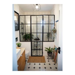 Tapis de bain antidérapant en bambou 70x45 cm - Product Image 4
