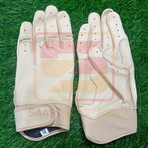 Vente chaude Couleur personnalisée Softball & Baseball Gants de Frappeur Meilleure Qualité Cabretta Cuir Respirant Directement Du Fabricant - Product Image 6