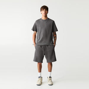 Vente en gros T-shirts pour hommes de haute qualité avec impression personnalisée 100% coton 240gsm T-shirts vierges surdimensionnés - Product Image 1