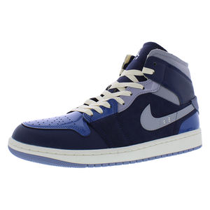 Zapatos Nike Air Jordan 1 Mid SE Craft para hombre Color: Obsidian/White/French Blue 100% auténticos - Product Image 1
