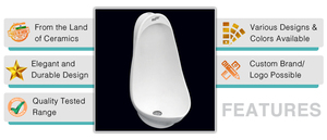 100% bol d'urinoir mural en céramique moderne assuré de qualité dans différentes tailles meilleur prix compétitif - Product Image 3