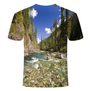Quick Dry UPF 50 Fishing <b>Shirts</b> for Men Sublimated Print <b>Moisture</b> <b>Wicking</b> 100% Polyester Anti-Bacterial Breathable - Product Image 4