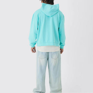 Vente en gros de pulls à capuche de haute qualité à épaules tombantes avec logo personnalisé en coton sweats à capuche pour hommes sweats à capuche à la mode pour hommes à bas prix - Product Image 5