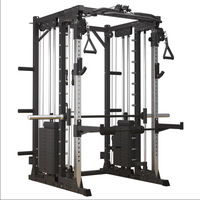 FDFIT Machine Smith multifonctionnelle tout-en-un, équipement de gym à domicile, rack de squat commercial, station d'entraînement fonctionnel