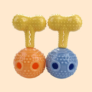 Jouets de drainage pour animaux de compagnie, vente en gros, jouets à mâcher interactifs en silicone durable résistant aux morsures pour l'entraînement des chiens - Product Image 5