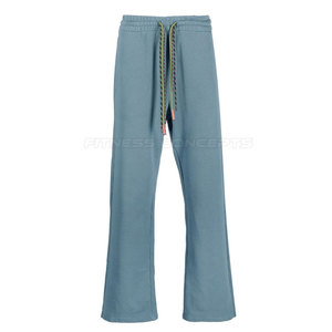 Pantalones acampanados ligeros para hombre, patrón recto, estilo informal para correr y ropa de calle - Product Image 2