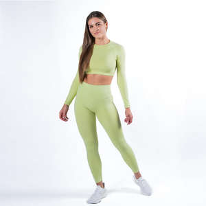 2026, venta al por mayor, ropa deportiva para gimnasio, conjuntos de Yoga de 2 piezas para mujer, ropa de entrenamiento para mujer, ropa de gimnasio, conjunto de Yoga para mujer, Fitness - Product Image 5