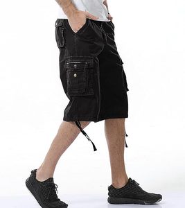 Pantalones cortos de carga para hombre, duraderos y cómodos, tela suave al tacto, múltiples bolsillos, marca personalizada disponible para compradores a granel - Product Image 5