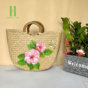 Sac à main de base écologique en jonc de mer OEM sac à main personnalisé nouveau design pour les femmes mode de HNH Craft vente en gros meilleur prix - Product Image 4