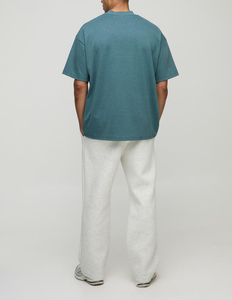 Oversized Premium Quality 220g Heavyweight Cotton Quick Dry Soft & Breathable Streetwear Solid Pattern <b>Tshirt</b> - Product Image 2