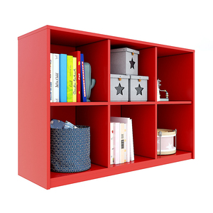 Modern Designed <b>6</b>-<b>Drawer</b> Kindergarten Shelving Unit KGS020 117x40x82cm Painted Rubber Wood Cabinet for School and Living Room - Product Image 3