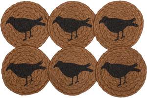 8 sous-verres classiques minimalistes en coton tissé avec support 4 couleurs ensemble de sous-verres absorbants pour boissons - Product Image 6