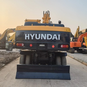 Excavadora de ruedas usadas de alta calidad HYUNDAI 210W-9 21TON, nueva bomba de motor superior equipada, potencia de 84kw probada e inspeccionada - Product Image 2