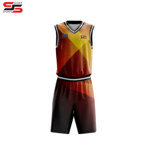 Uniforme de basket-ball personnalisé de haute qualité au design unique Vente en gros uniforme de basket-ball à séchage rapide pour hommes Vêtements de sport Uniforme de basket-ball - Product Image 6
