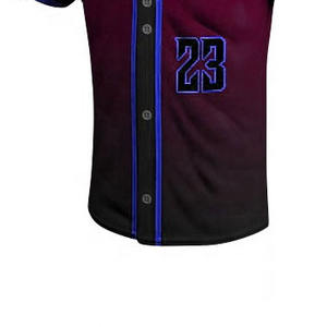 Tenue de baseball personnalisée, uniforme de baseball et de softball pour hommes et femmes, maillot de baseball à boutons, maillot avec logo de sponsor de votre équipe - Product Image 6