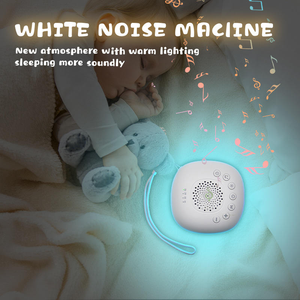 Nouvelle enceinte portable pour la maison et les voyages avec bruit blanc pour enfants, lumières apaisantes, musique et éclairage pour le sommeil des bébés - Product Image 5