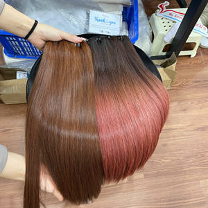 Extensions de cheveux humains vierges de qualité supérieure, lisses et raides, provenant du Vietnam, lots de qualité supérieure, approvisionnement direct d'usine, vente en gros - Product Image 2